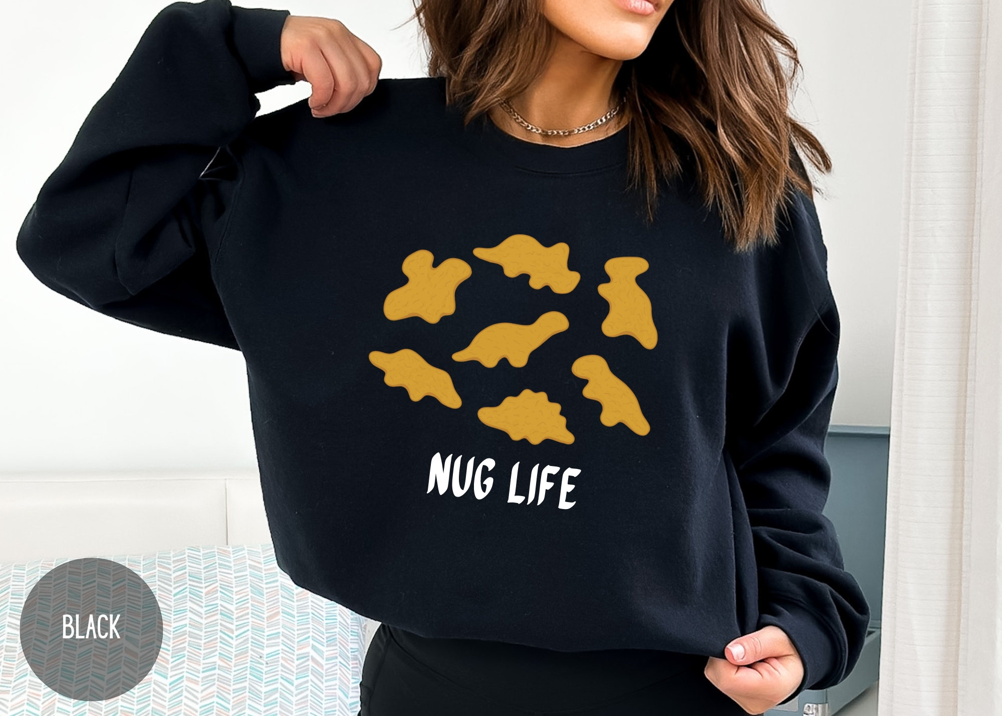 Dino nugget hoodie clearance