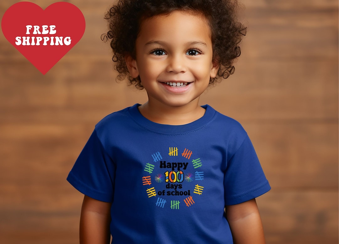 100 Day of School Shirt Personalized Gift School Back to Etsy