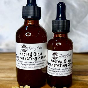 Frankincense Myrrh Facial Serum | Resin Infused, Natural Glow image 1