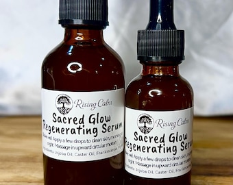 Frankincense Myrrh Facial Serum | Resin Infused, Natural Glow