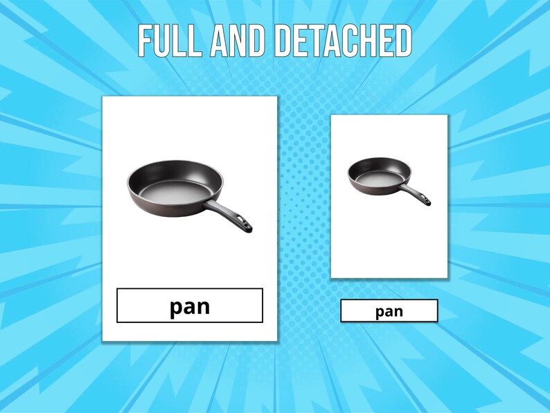 24 Kitchen Utensils Flash Cards Printable for Kids montessori Cards