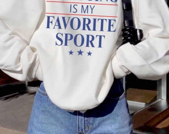 Thrifting is My Favorite Sport Sweatshirt | 90s Vintage Style