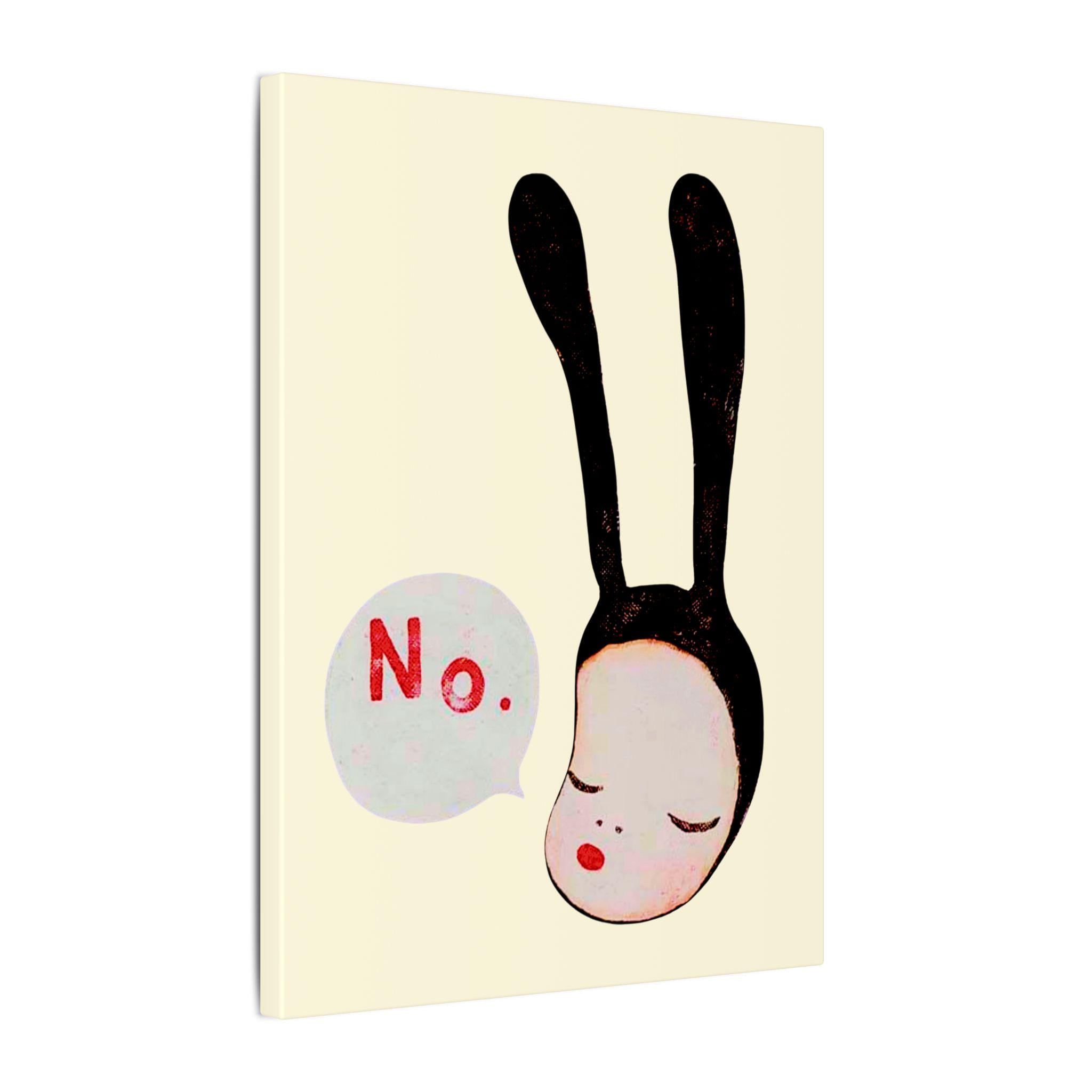 奈良美智 No Bunny キャンバス ウォールアート | 奈良美智奈良美智