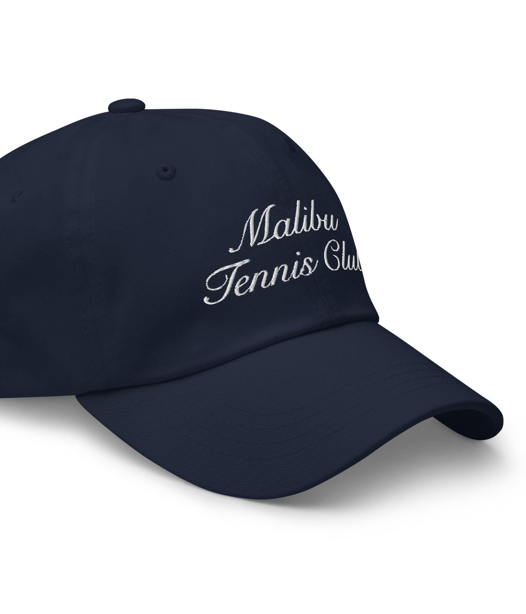 Malibu Tennis Club Dad Hat: Embroidered Cotton Twill - Etsy 