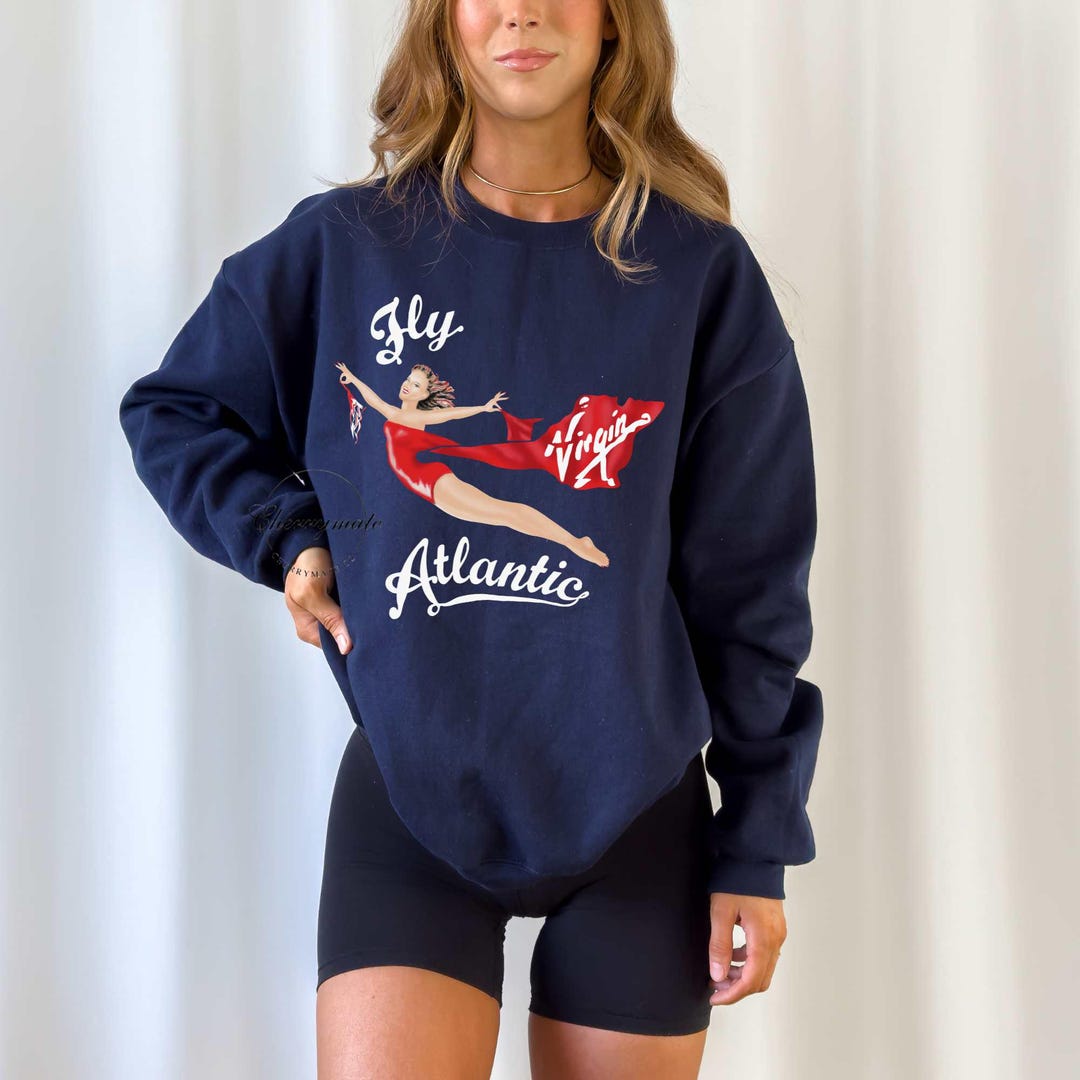 Fly Atlantic Princess Diana Sweatshirt: Retro 90s Style