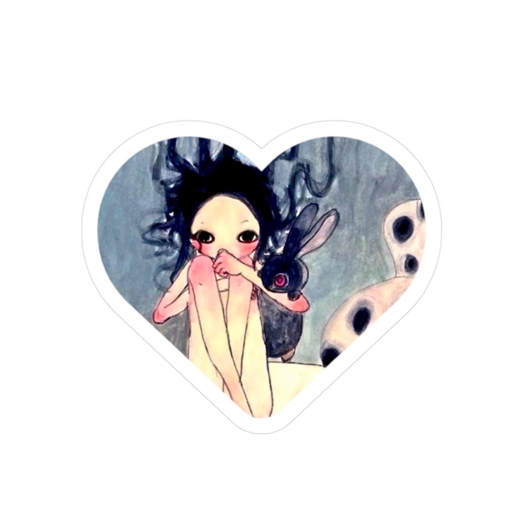 Aya Takano Bunny Girl Sticker Vinyl Decals | Aya Takano Sticker Bunny ...