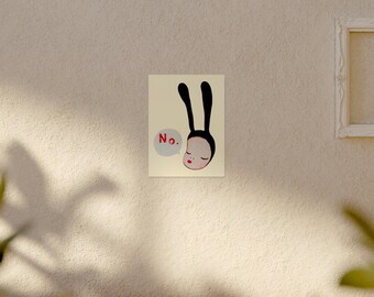 奈良美智 No Bunny キャンバス ウォールアート | 奈良美智奈良美智