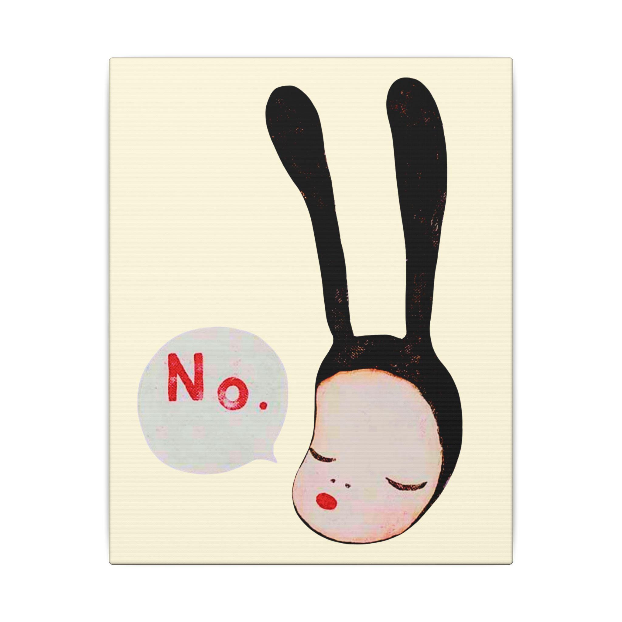 奈良美智 No Bunny キャンバス ウォールアート | 奈良美智奈良美智