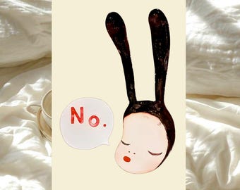 Yoshitomo Nara Poster Wall Art Print Poster | Yoshitomo Nara No