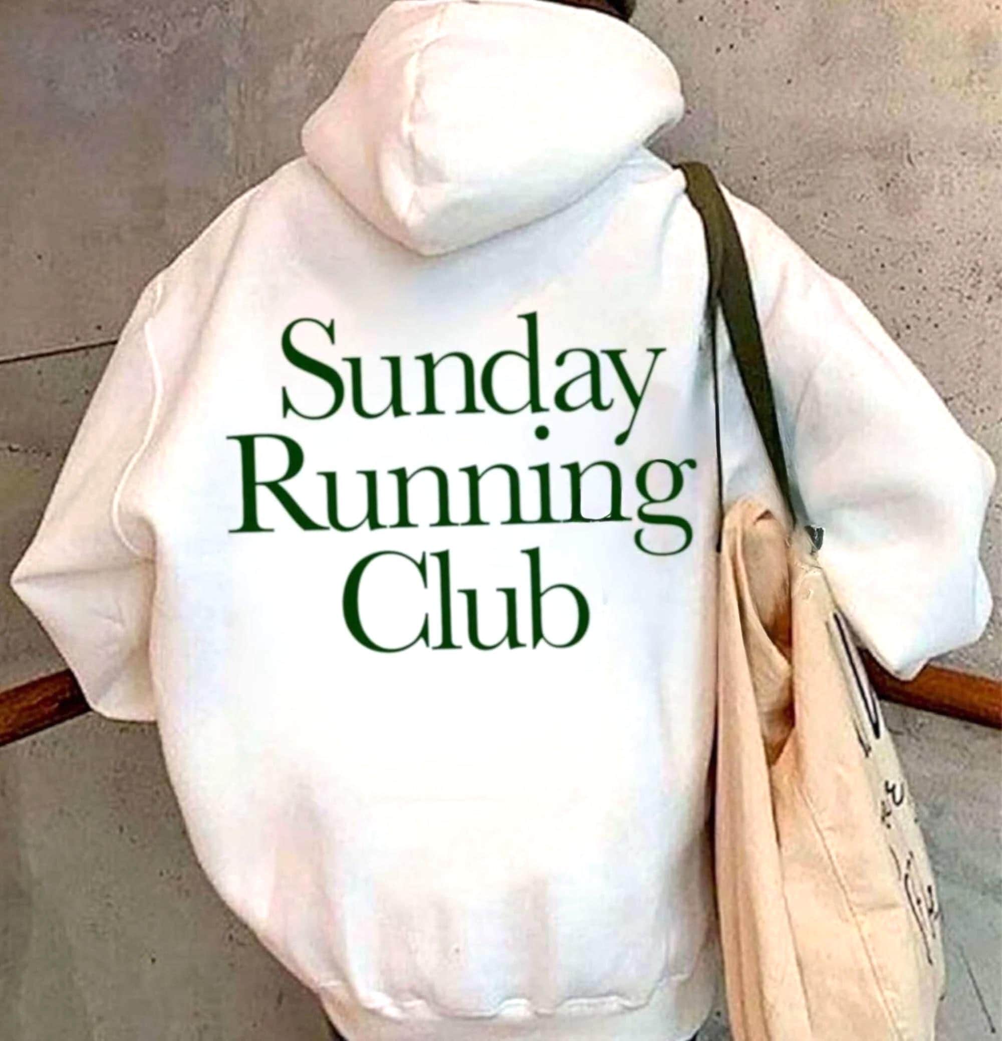 Sunday running club hoodie - Etsy 日本