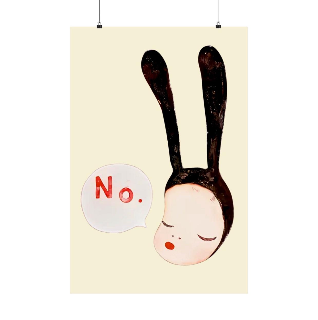 TOTTEMO SHIRANAI don't know nothing アート Yoshitomo Nara Poster Wall Art Print Poster | Yoshitomo Nara No