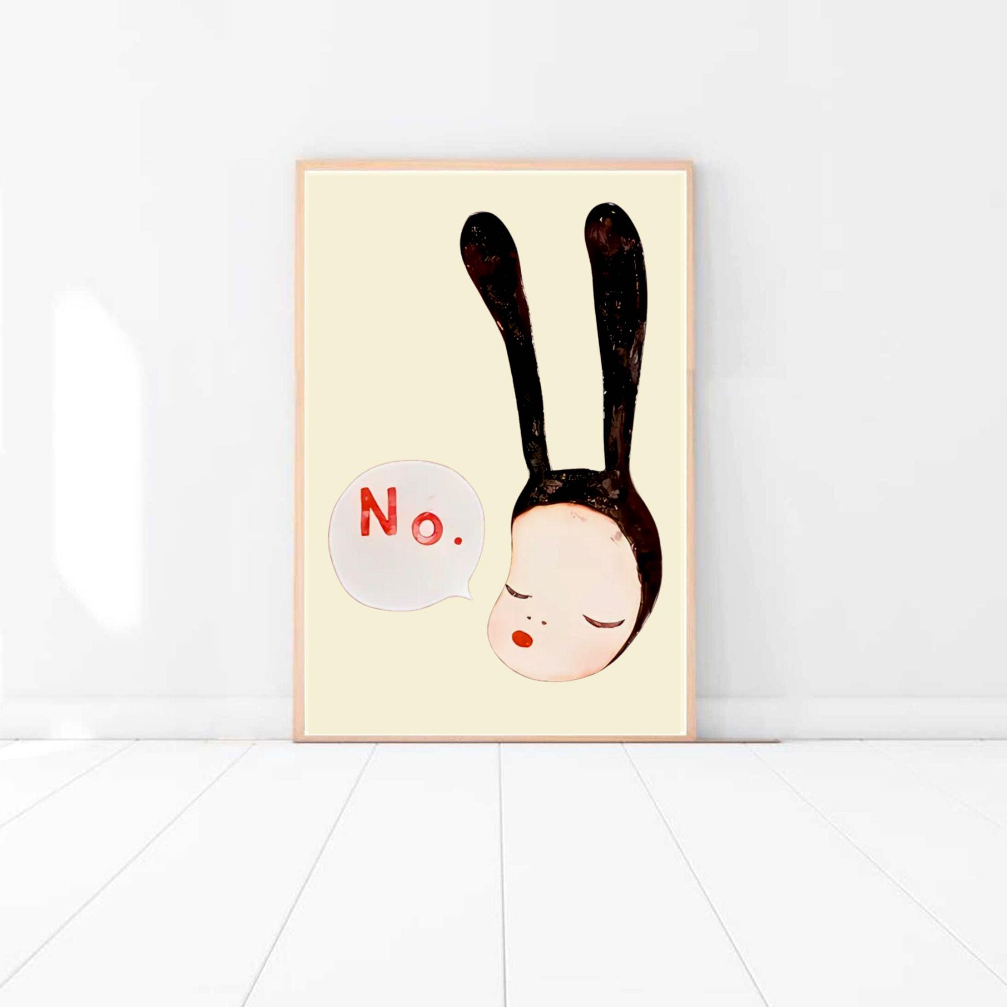 Yoshitomo Nara Poster Wall Art Print Poster | Yoshitomo Nara No