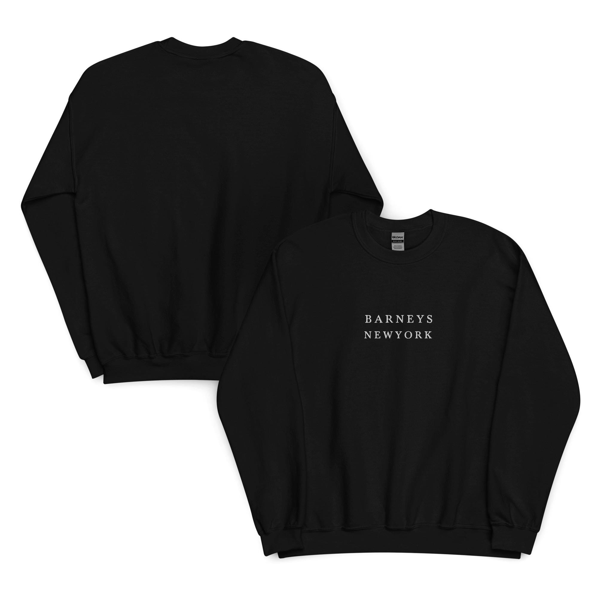 【BARNEYS NEW YORK】ミュール Barneys New York Embroidered Sweatshirt: 90s NYC Crewneck - Etsy
