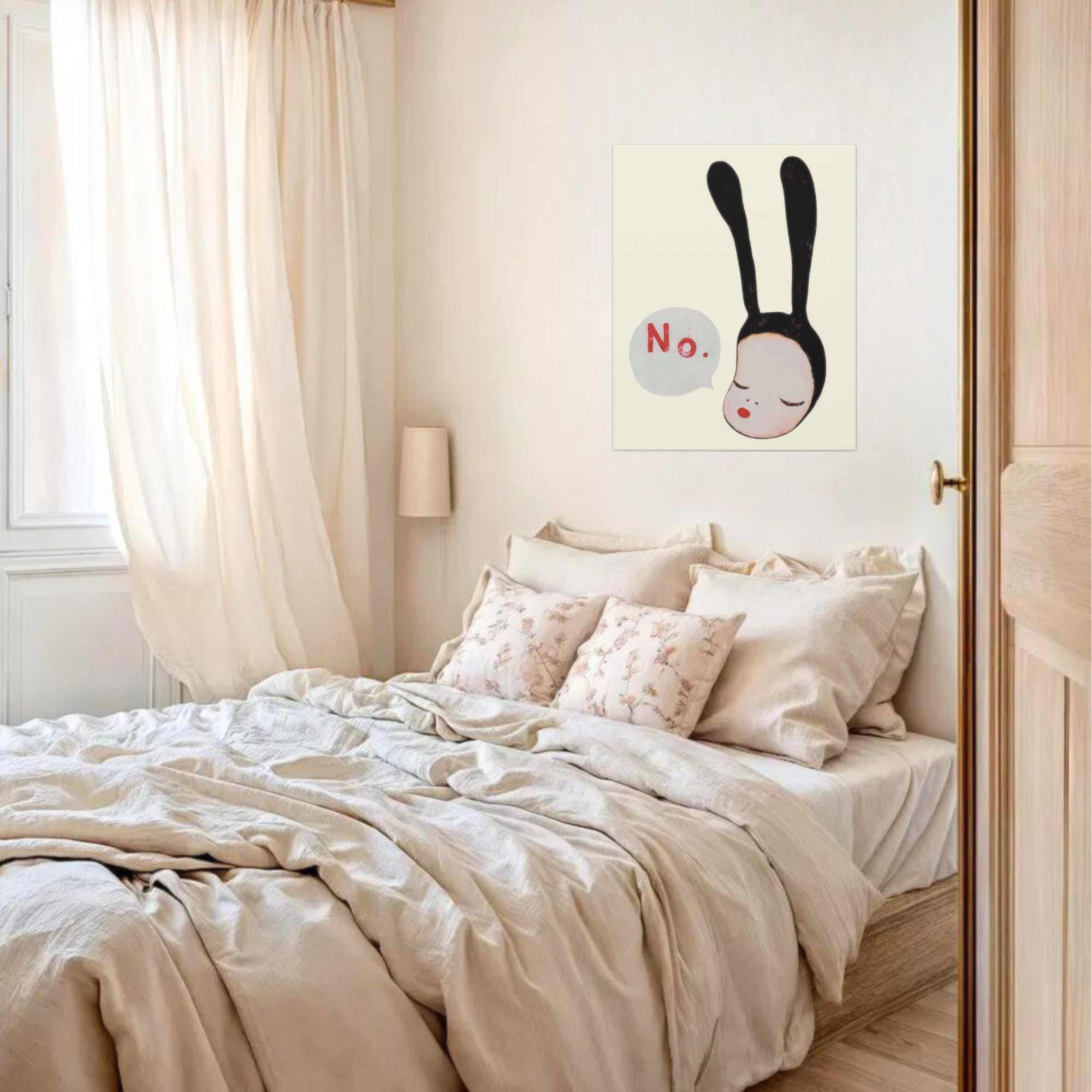 奈良美智 No Bunny キャンバス ウォールアート | 奈良美智奈良美智