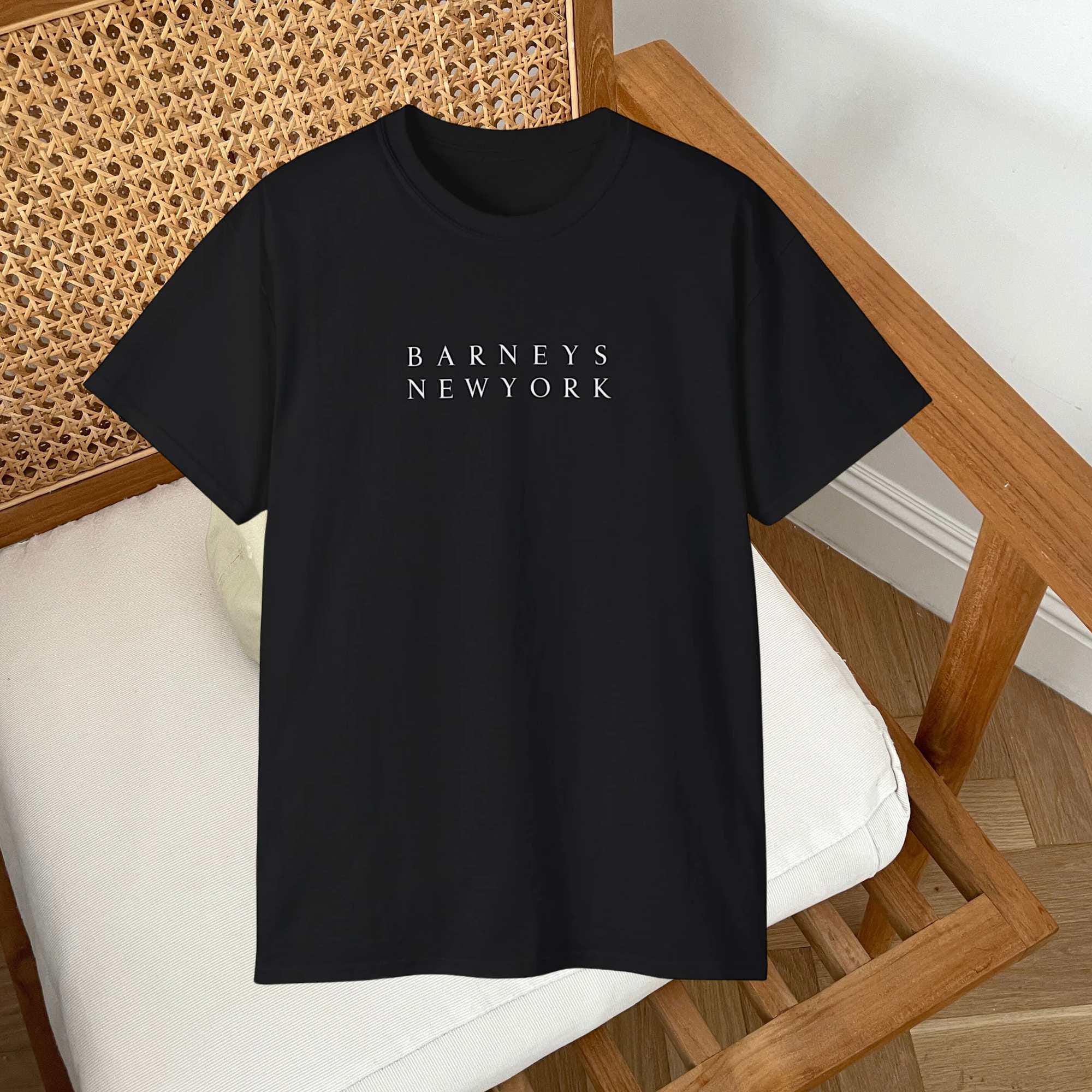 トップス 90s BARNEYS NEWYORK print tshirts Barneys New York T-shirt: 90s Style NYC Cotton Crewneck Tee