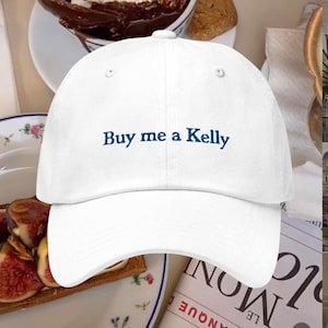 Kaufen Sie mir einen Kelly lustigen bestickten Y2K Dad-Hut | Shopaholic Humor Baseballmütze | Alte Geldästhetische Baseballkappe Athleisure Dad Hat