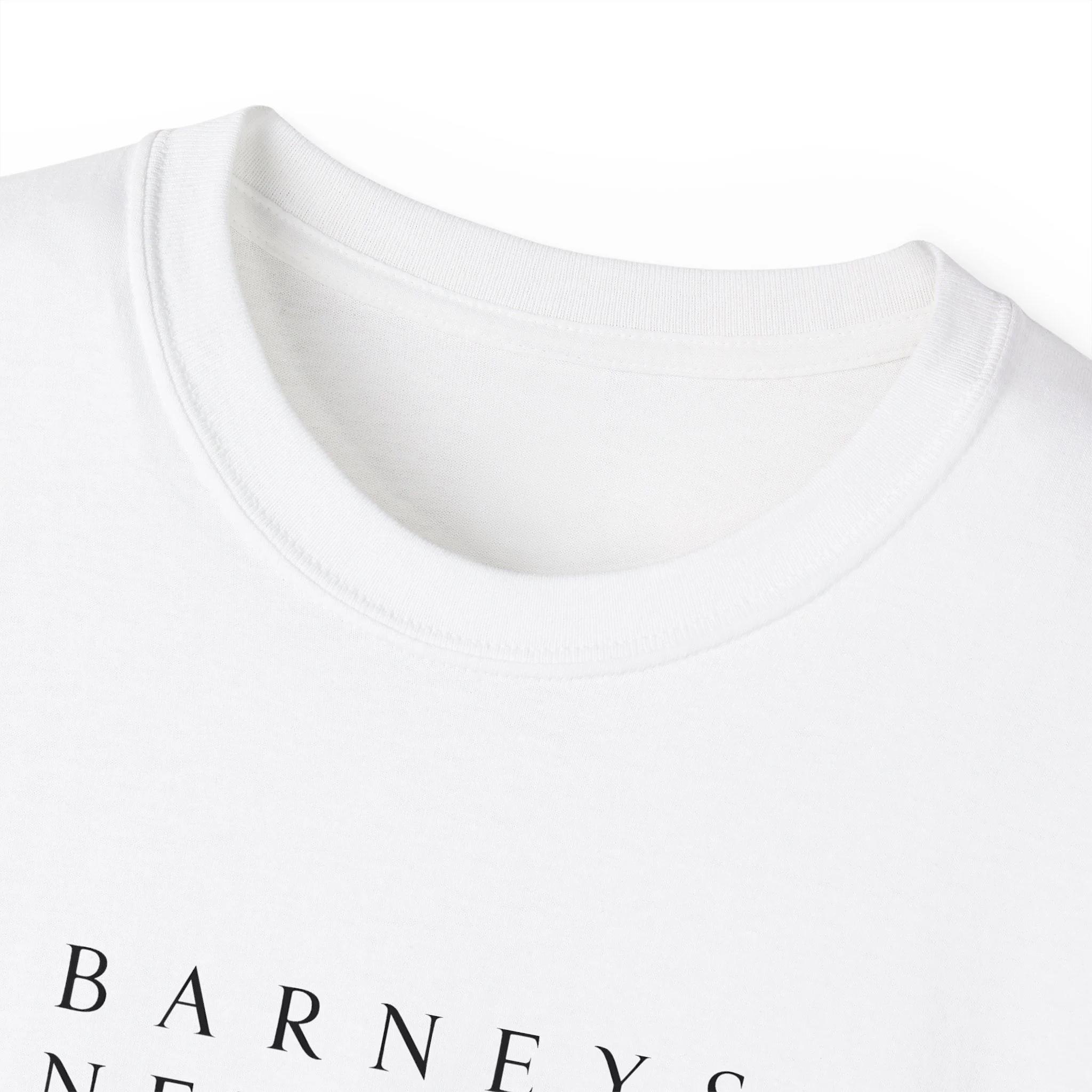 Barneys New York T-shirt: 90s Style NYC Cotton Unisex Crewneck Tee