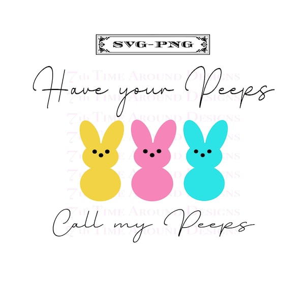 Have Your Peeps Call My Peeps - Etsy