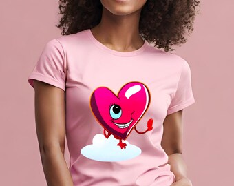 Love Unleashed Heart-Shaped Valentine's Day Sweatshirt, Heartfelt Love Heart Shape Unisex Heavy Sweatshirt for Lovers,