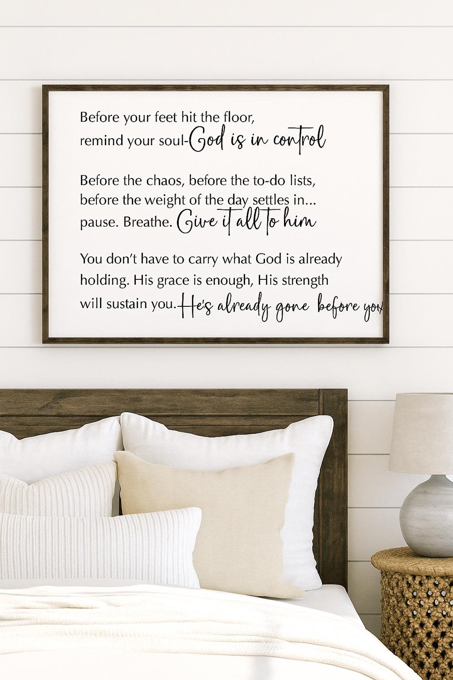 God is in Control Wall Art SVG PNG | Christian Farmhouse Decor ...