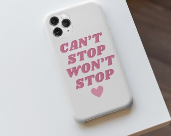 Inspirational vibe: Can't Stop Won't Stop' IPhone Case, motivational Iphone case, Phone cases