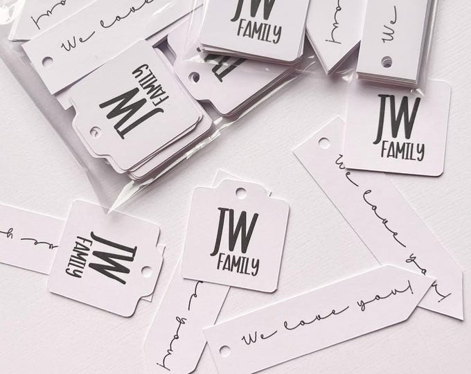 JW Family Gift Tags, JW Gifts, JW Gift Tags