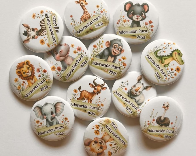 Spanish Convention Pins, Spanish Pure Worship Convention, JW Kids Pins