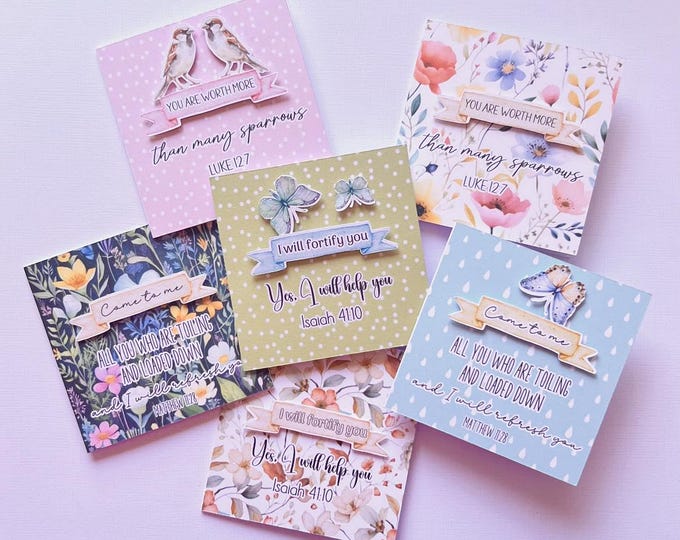 JW Encouragement Cards, 6 x JW Greeting Cards, JW Gifts