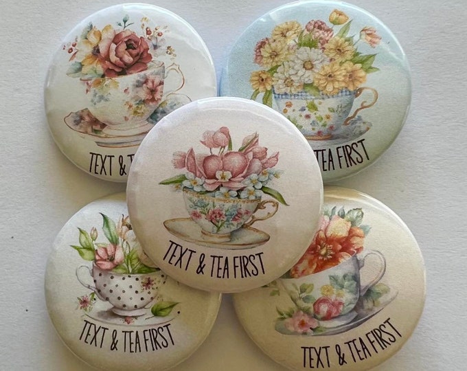 Text & Tea First Badges, JW Gifts, JW Pins, JW Badges, Best Life Ever, Convention Buttons, Convention Pins, Pioneers Gifts, Sister Gifts