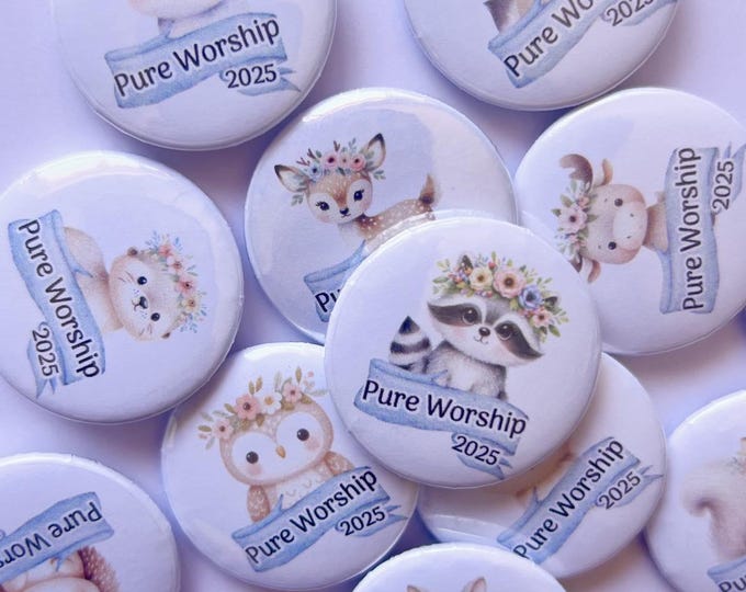 Pure Worship Animal Pins,  JW Special Convention Gifts, JW Kids