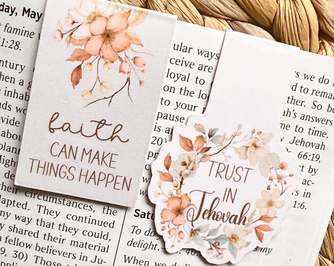 JW Magnetic Bookmark Set, JW Bookmarks, JW Gifts