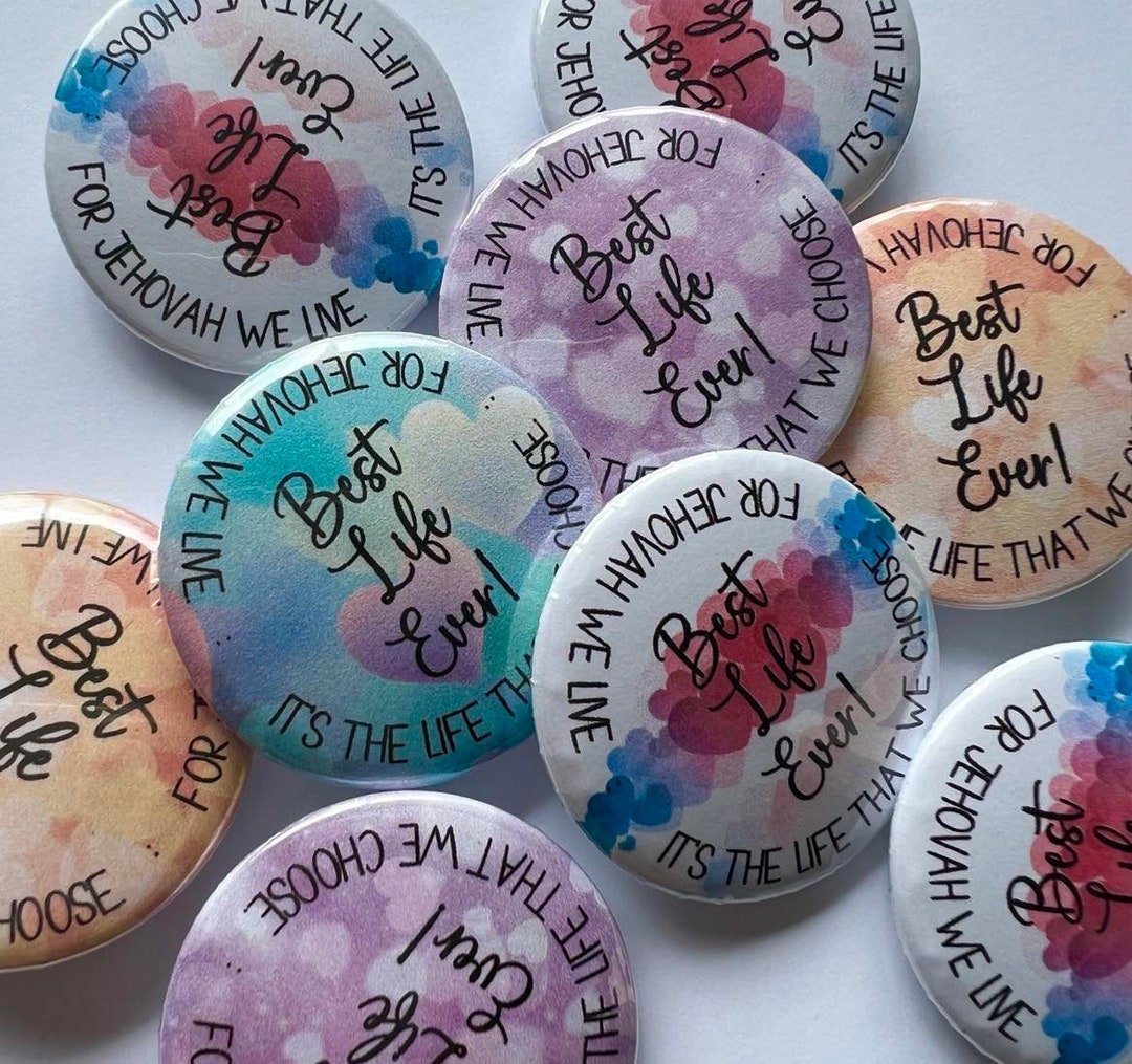Life Ever Pioneer Gifts JW Best Life Ever Badges Best Life Ever Pins - Etsy