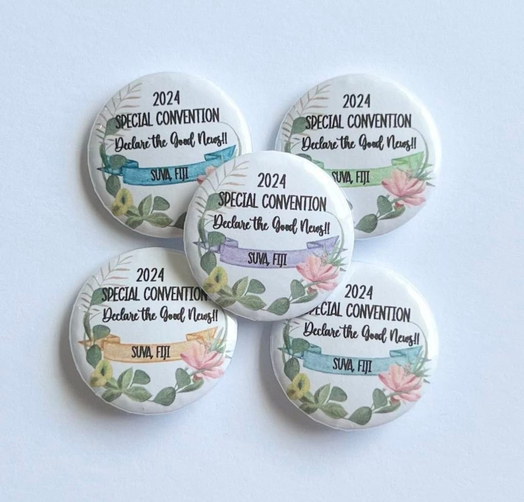 JW 2025 Convention Pins, JW Special Convention Pins, JW International