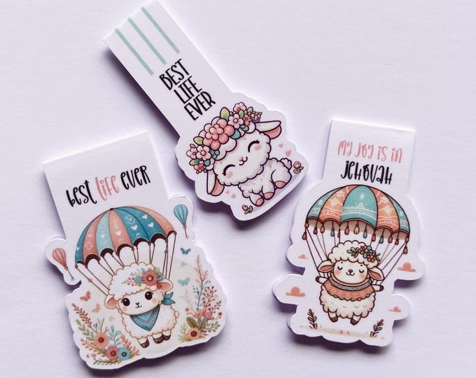 Sheep Magnetic Bookmarks, JW Magnetic Bookmarks, JW Gifts, JW Pioneer Gifts