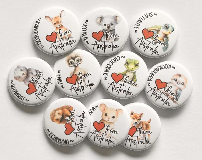 JW Australian Gifts, JW Gifts, Love from Australia, JW Convention Pins