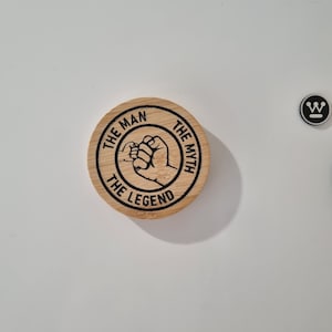 Magnetischer Flaschenöffner | Personalisiert | Papa | Knall | Vater | Bruder | Onkel | Freund |