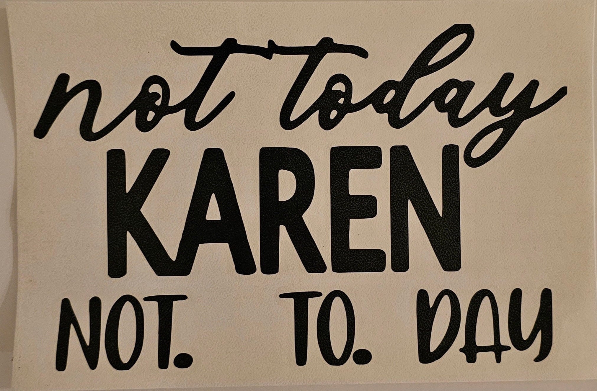 Karen Car Decal Etsy