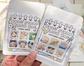 Acrylic Standee Stamp Blind Bags - Stationery & Floral Series