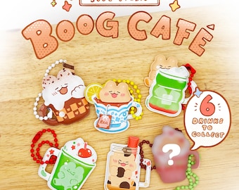 Mystery Bear Cafe Puffy Charms - Random Cafe Themed Charms