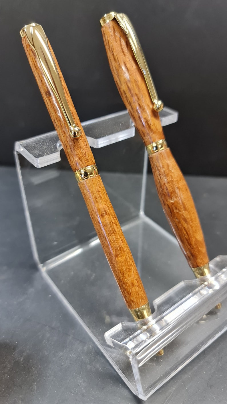Australian Made Pens, Silky Oak Timber, Bespoke Pens, Handmade Pens