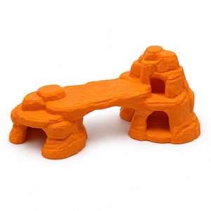 Sandstone Bridge Reptile Hide System – Multi-Cave Desert Habitat