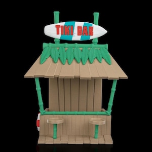 Tiki Bar Bearded Dragon Food Tank Accessories Bug feeder / Reptiles habitat / Leopard gecko  / Chameleon/gecko / Spiders / Jumping Spider