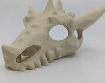 Dragon Skull Reptile Hide: Enrichment-Decor Arachnid, Snakes, Reptile, Jumping-Spider, Amphibian, Geckos, Beardies