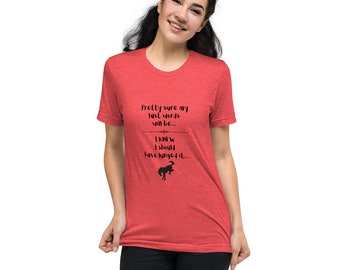 Horse Lover Ladies Short sleeve t-shirt