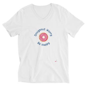 Unisex Short Sleeve V-Neck T-Shirt