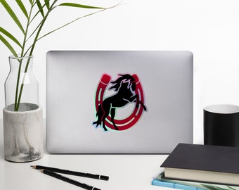 Horse holographic sticker