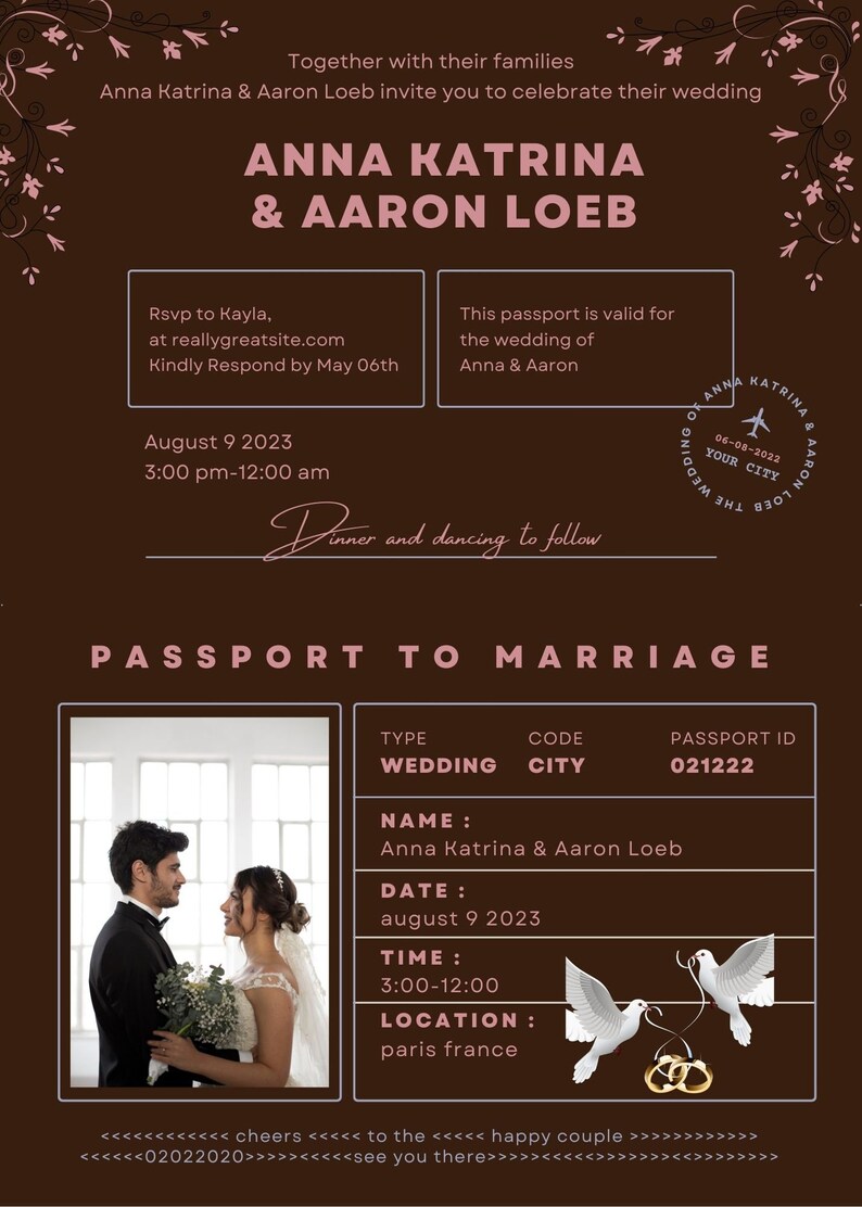 Prom Printable Editable Ticket for Canva, Boarding Pass, Concert Ticket