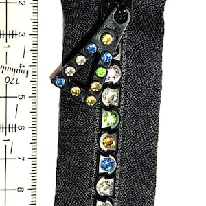 Glitzerreißverschluss Reißverschluss Strass