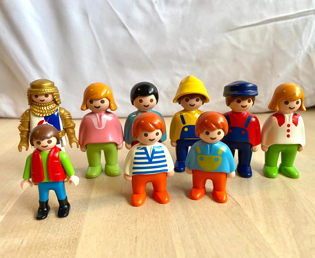 Vintage 1990s Playmobil Figure Lot Etsy