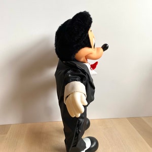 Vintage Disney Hollywood Mickey Mouse smoking pluche gevulde pop van applaus afbeelding 2
